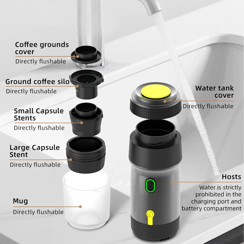 Caffino 2 GO® Portable Espresso Machine